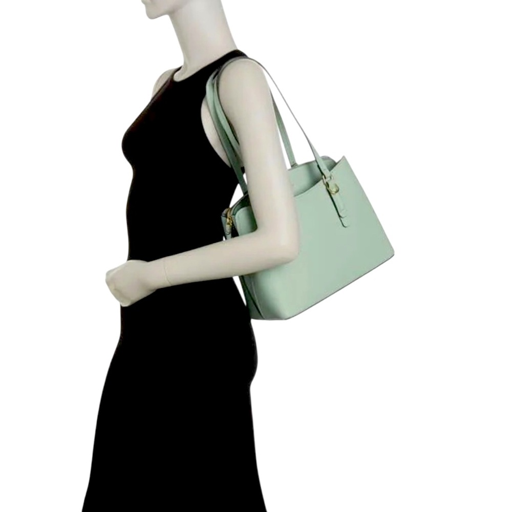 Nanette Lepore Mint Green Leather Tote Bag